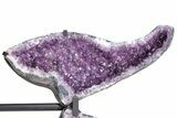 Purple Amethyst Wings on Metal Stand - Large Points #209257-5